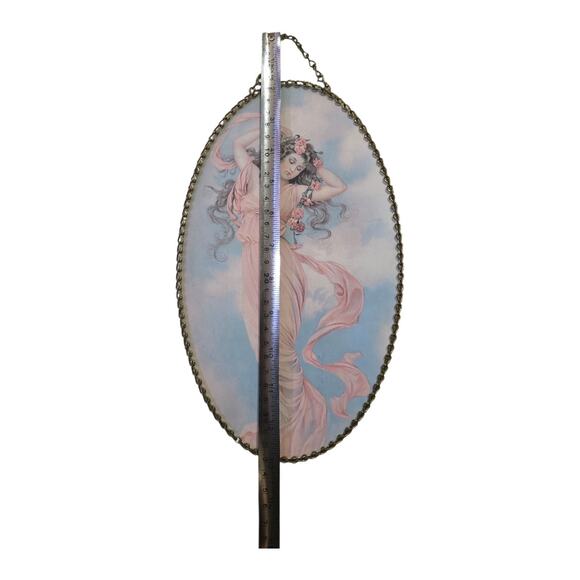 Vintage Anheuser-Busch Advertising Four Seasons Fair Maiden Framed Art - Picture 4 of 11